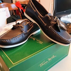 Thom McAn Men's Brown Boat Shoes